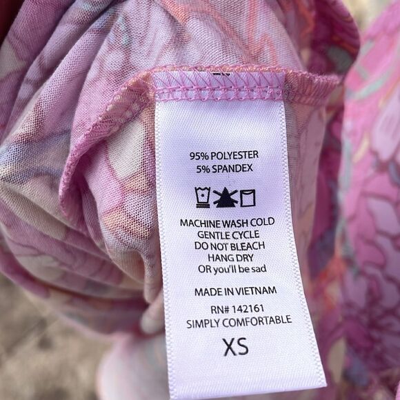 ✨LuLaRoe Pastel Aztec Floral Print Nicole Dress - Picture 5 of 6